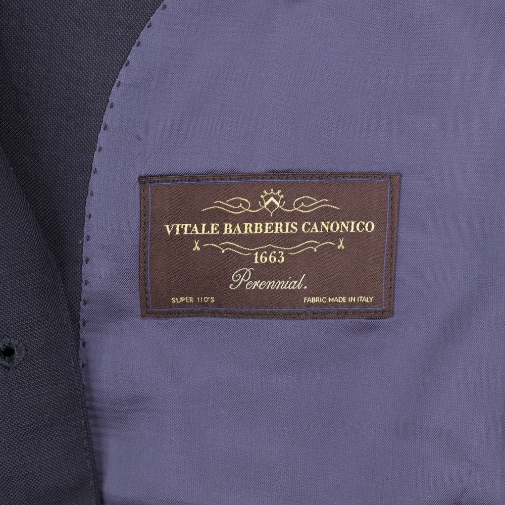 SuitSupply Suit 44L Blue Perennial Vitale Barberis Canonico 110's Wool - Picture 10 of 16